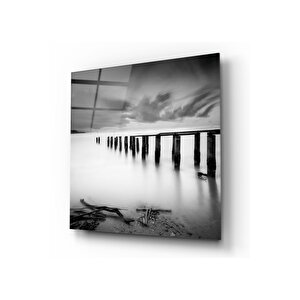Iskele Cam Tablo 30x30 cm