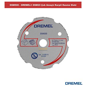 Dremel Dsm500 Çok Amaçlı Karpit Kesme Diski Dsm20 İçin