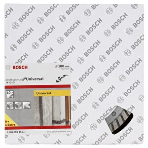 9+1 180 Mm  eko. Paket Universal Elmas Kesme Diski 2608603251
