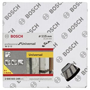 9+1 115 Mm Eko. Paket Universal Elmas Kesme Diski 2608603249