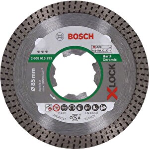 Bosch X-lock 85mm Sert Seramikler İçin Elmas Kesme Diski Best 2608615133