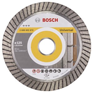 Bosch Best 125 Mm Beton, Tuğla, Taş  turbo Kesme Diski 2608602672