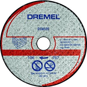 Dremel Dsm520 Duvar Kesme Diski Dsm20 İçin