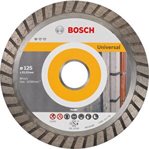 Tuğla, Harç, Duvar 125 Mm Turbo Elmas Kesme Diski 2608602394