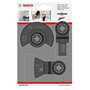 Bosch Starlock Testere 3'lü Temel Seramik Seti  2608662342