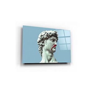 Kan Ve Heykel Cam Tablo 50x70 cm