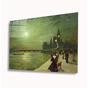 Klasik Resimler Cam Tablo 36x23 cm