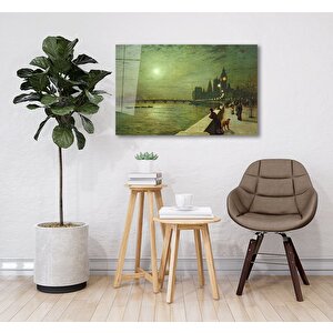 Klasik Resimler Cam Tablo 36x23 cm