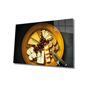 Peynir Tabağı Cam Tablo 110x70 cm