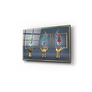 Kaktüs Cam Tablo 50x70 cm