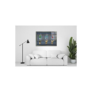 Kaktüs Cam Tablo 50x70 cm