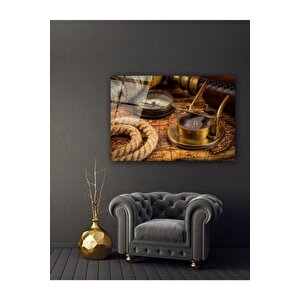 Pusula Cam Tablo 50x70 cm