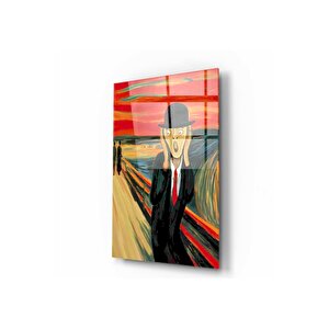Çığlık Cam Tablo 50x70 cm