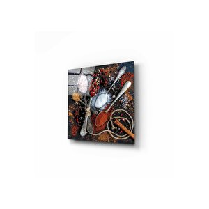 Baharatlar Cam Tablo 30x30 cm