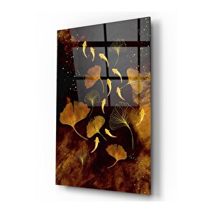Gold Tema Cam Tablo 60x90 cm