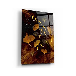 Gold Tema Cam Tablo 50x70 cm