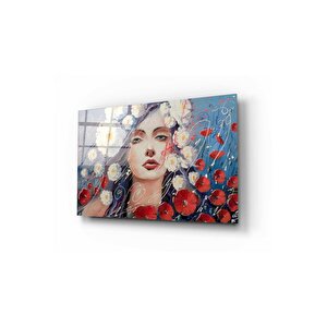 Kadın Cam Tablo 50x70 cm