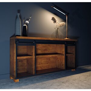 Arme Masif Ağaç Ray Kapak Konsol 240 cm