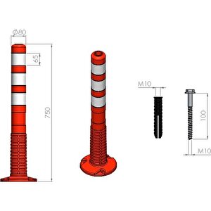 Deli̇natör 73 Cm (haciyatmaz) Esnek Duba