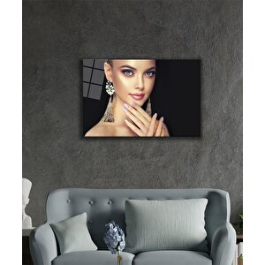 Kadınlar Cam Tablo Women 50x70 cm