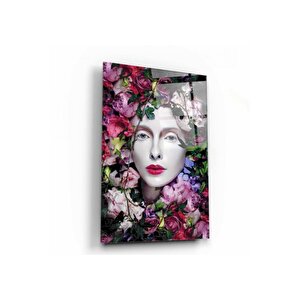 Kadın Cam Tablo 60x90 cm