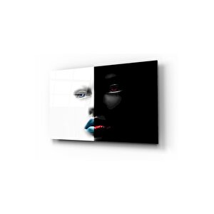 Kadın Silueti Cam Tablo 50x70 cm