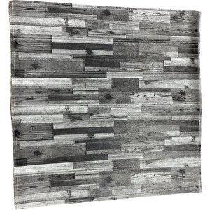 70x70cm Silinebilir Kendinden Yapışkanlı Gri Antrasit Renk Estetik Salon Antre Duvar Paneli Kağıdı