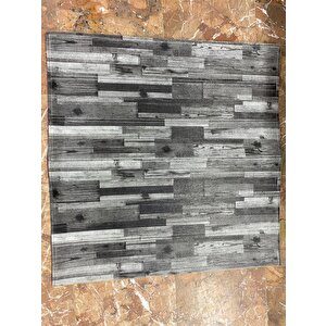 70x70cm Silinebilir Kendinden Yapışkanlı Gri Antrasit Renk Estetik Salon Antre Duvar Paneli Kağıdı