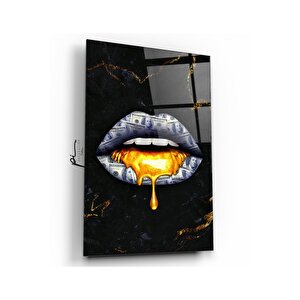 Dudak Cam Tablo 50x70 cm
