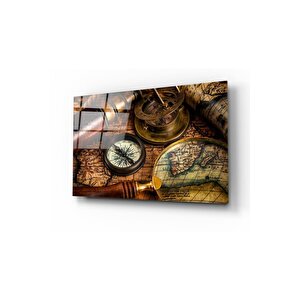 Pusula Cam Tablo 50x70 cm