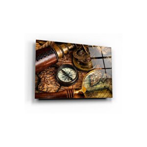 Pusula Cam Tablo 70x110 cm