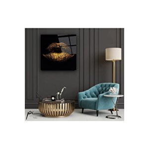 Dudak Cam Tablo 80x80 cm