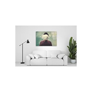 Insan Silüeti Cam Tablo 70x110 cm