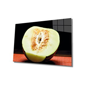 Kavun Cam Tablo Melon Art 50x70 cm
