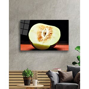 Kavun Cam Tablo Melon Art 50x70 cm