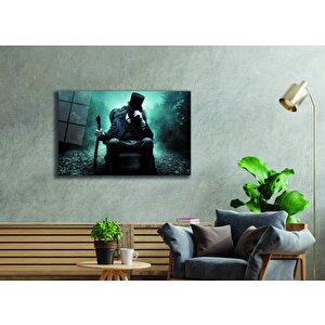 Asalı Şapkalı Adam Tablo 50x70 cm