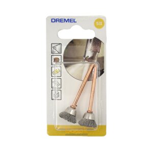 531 Paslanmaz Çelik Fırça 13 Mm