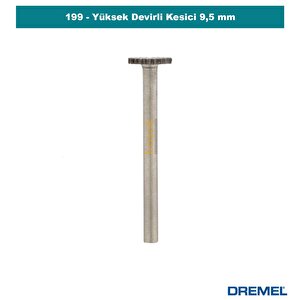 199 Yüksek Devirli Kesici 9,5 Mm (2 Adet)