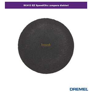 Dremel Sc413 Ez Speedclic Zımpara Diskleri (6adet) 2615s413ja