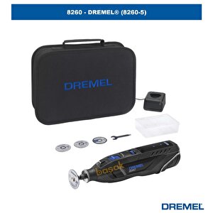 Dremel 8260 Çantalı 5 Aksesuarlı Akülü El Motoru F0138260ja
