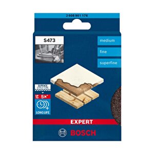 Expert S473 3'lü Sünger Zımpara Çift Taraflı 2608901176