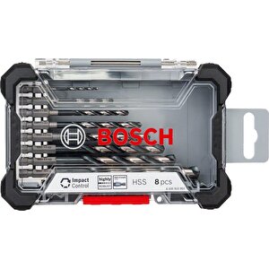 Impact Hss 8'li Set 1/4" Altıgen Matkap Ucu 2608577146