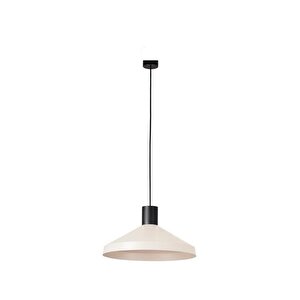 Retro Metal Rustik Dekoratif Beyaz Tekli Sarkıt Avize Çap:25 Cm