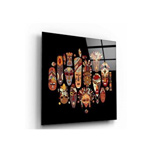 Maskeler Cam Tablo 50x50 cm