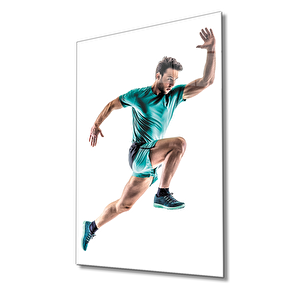 Spor Fıtnes Cam Tablo Sports Fitness 36x23 cm