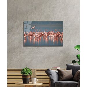 Flamingo Cam Tablo 36x23 cm