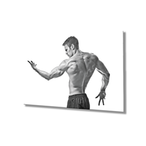 Spor Fıtnes Cam Tablo Sports Fitness 50x70 cm