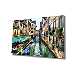 Venedik Cam Tablo Venice 50x70 cm