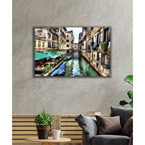 Venedik Cam Tablo Venice 50x70 cm