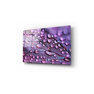 Yaprak Cam Tablo 50x70 cm
